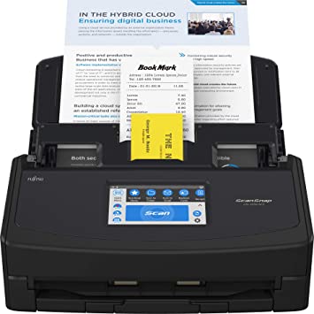 The best small business document scanner: Fujitsu ScanSnap iX1600