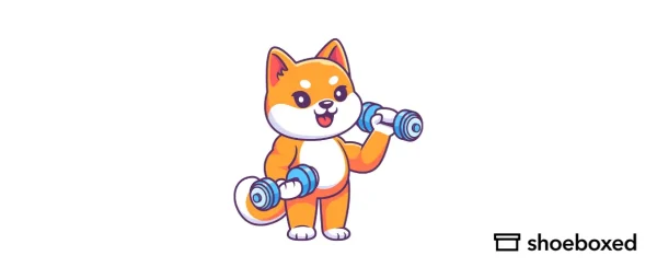 mascot lifting weights