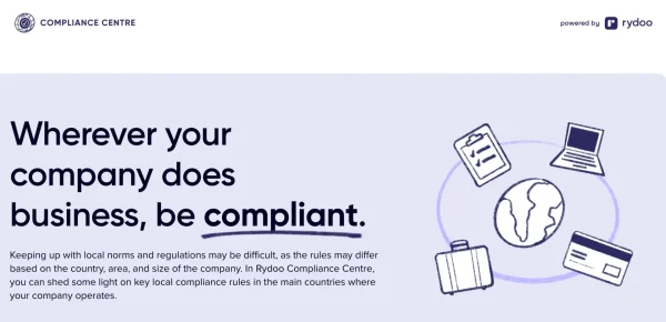 Rydoo will follow your country's local compliance system