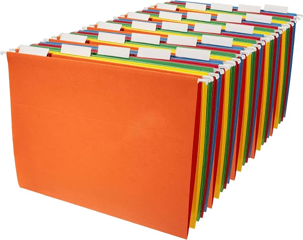 Colorful hanging dividers for your filing system, Amazon