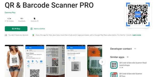 QR Code Reader on the Google Play Store