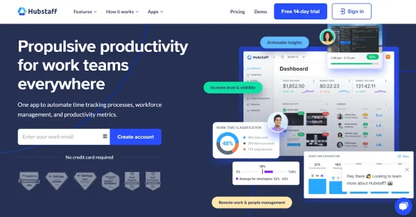 Hubstaff is an all-around great tool for everything from invoicing to scheduling