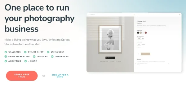 Sprout Studio's home page