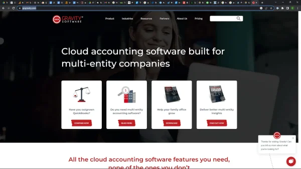 Gravity Software cloud-based accounting tool