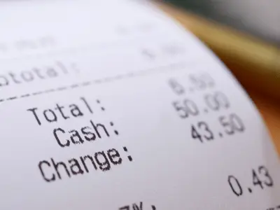 Itemized receipts include a detailed description of each item purchased.